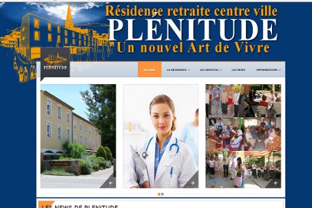 Site web de la PLENITUDE secteur Toulonnais
